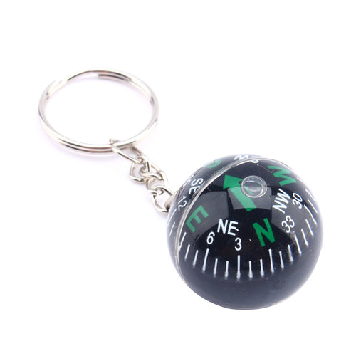 28mm Ball Compass Keychain