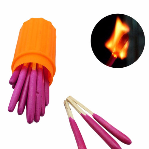 20pcs Matches Windproof Survival Emergency Light Lighter Matches