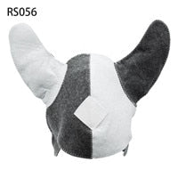 Bathroom Accessories Sauna Hat Wool Felt Anti Heat Banya Cap For Bath House Head Protection