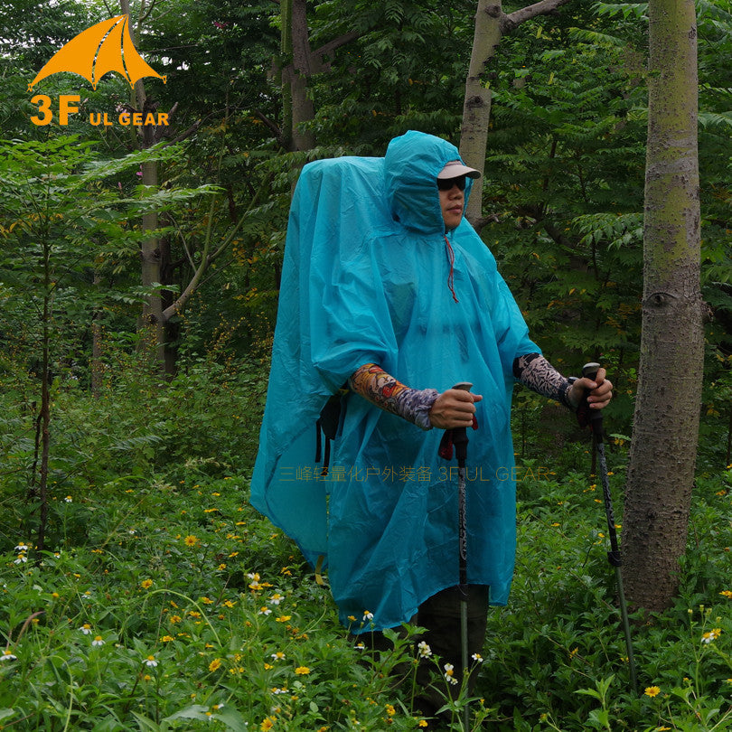 raincoat tent Ultralight Nylon Raincoat Multifunction Sun Shelter Tarp – Draw fate